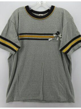 VINTAGE Mickey Mouse Shirt XL (L) Disney Collegiate Pacific 80s USA